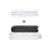 Manta terapéutica original - Juego de mantas con peso para adultos incluyendo 2 fundas a elegir