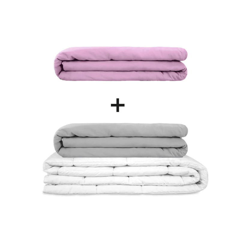 Manta terapéutica original - Juego de mantas con peso para adultos incluyendo 2 fundas a elegir