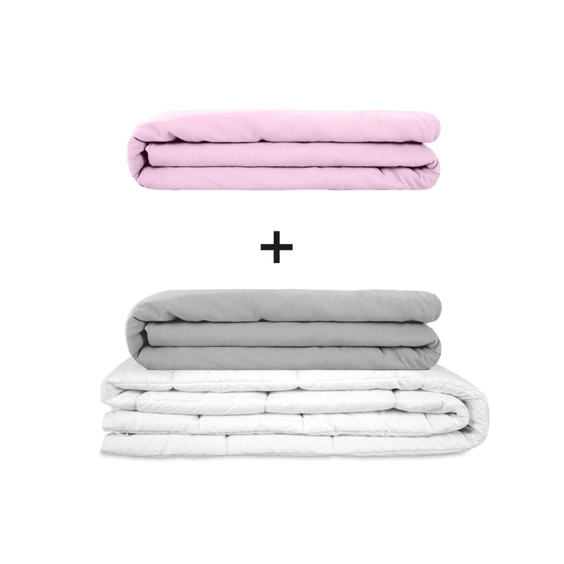 Manta terapéutica original - Juego de mantas con peso para adultos incluyendo 2 fundas a elegir