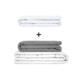 Manta terapéutica original - Juego de mantas con peso para adultos incluyendo 2 fundas a elegir