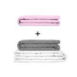 Manta terapéutica original - Juego de mantas con peso para adultos incluyendo 2 fundas a elegir