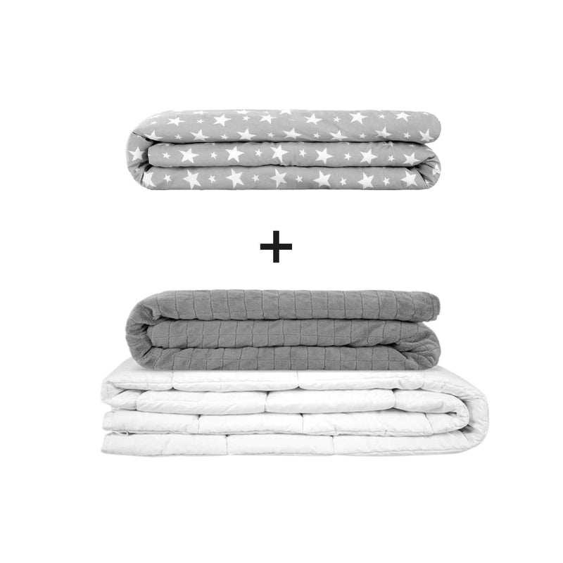 Manta terapéutica original - Juego de mantas con peso para adultos incluyendo 2 fundas a elegir