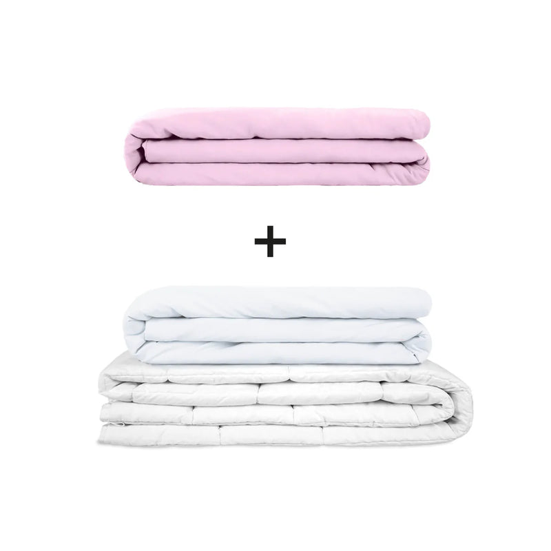 Manta terapéutica original - Juego de mantas con peso para adultos incluyendo 2 fundas a elegir