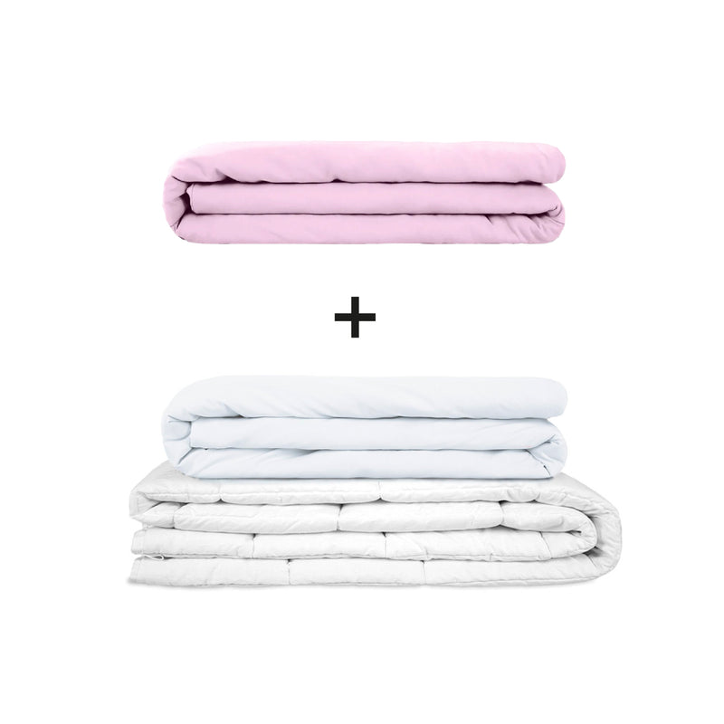 Manta terapéutica original - Juego de mantas con peso para adultos incluyendo 2 fundas a elegir