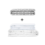 Manta terapéutica original - Juego de mantas con peso para adultos incluyendo 2 fundas a elegir