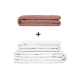 Manta terapéutica original - Juego de mantas con peso para adultos incluyendo 2 fundas a elegir