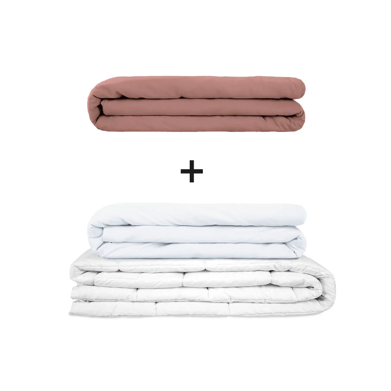 Manta terapéutica original - Juego de mantas con peso para adultos incluyendo 2 fundas a elegir