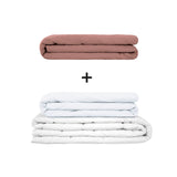 Manta terapéutica original - Juego de mantas con peso para adultos incluyendo 2 fundas a elegir