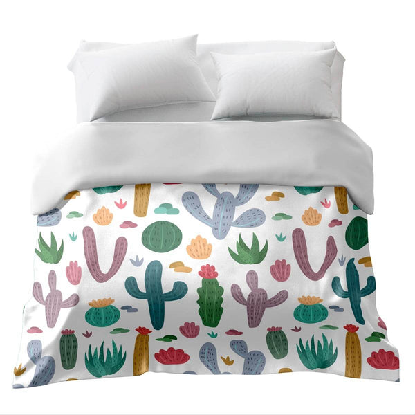 Manta terapéutica original - Funda de algodón Cactus coloridos