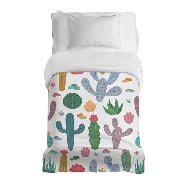 Manta terapéutica original - Funda de algodón Cactus coloridos