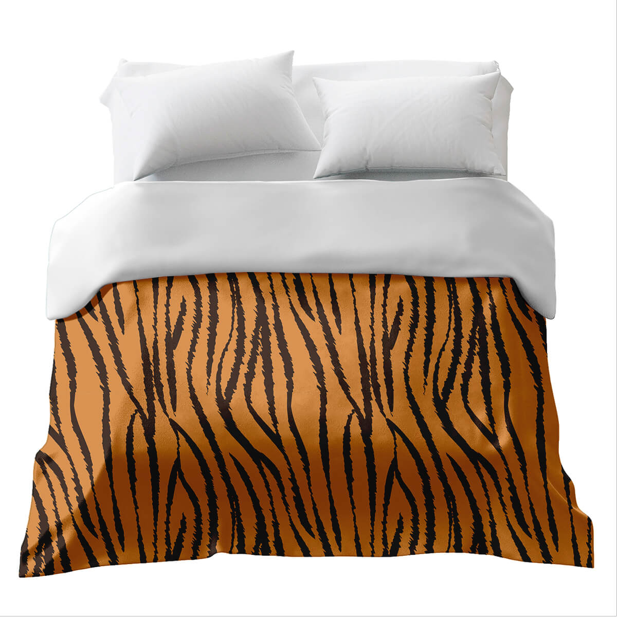 Manta terapéutica original - Funda de algodón con patrón de tigre