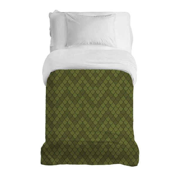 Manta terapéutica original - Funda de algodón Piel de serpiente verde