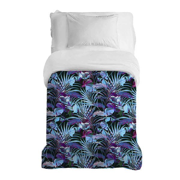 Manta terapéutica original - Funda de algodón Pájaros coloridos en la jungla