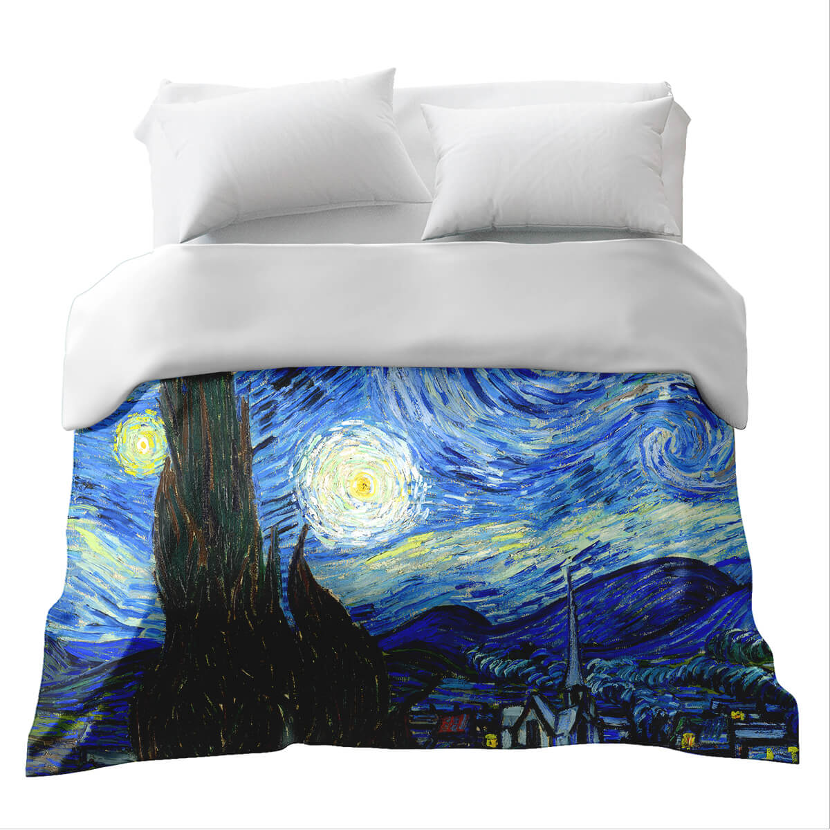 Manta terapéutica original - Funda de algodón Noche estrellada