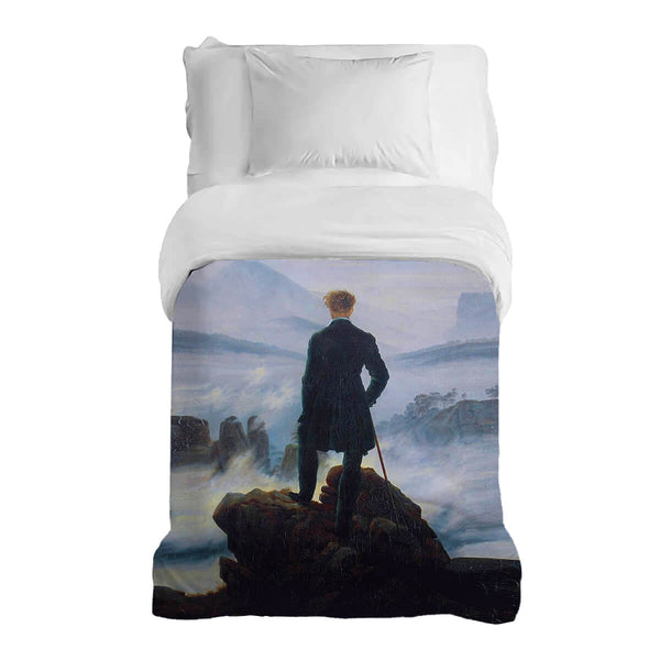 Manta terapéutica original - Funda de algodón El caminante sobre el mar de niebla