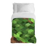 Manta terapéutica original - Manta con peso de paisaje Minecraft con funda de algodón para niños y adultos