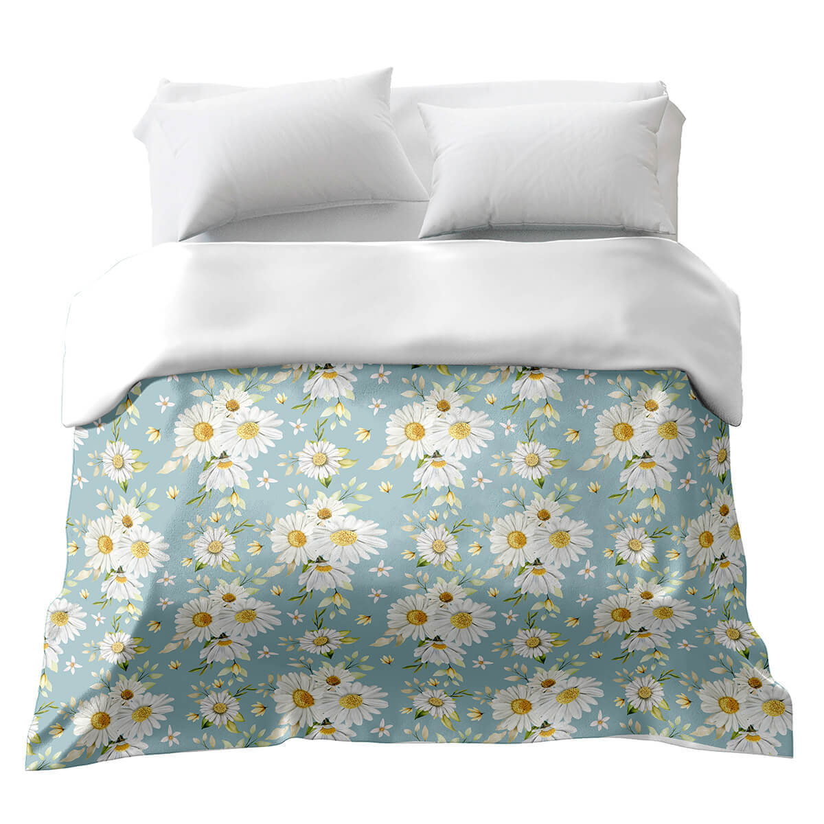 Manta terapéutica original - Funda de algodón Campo de margaritas