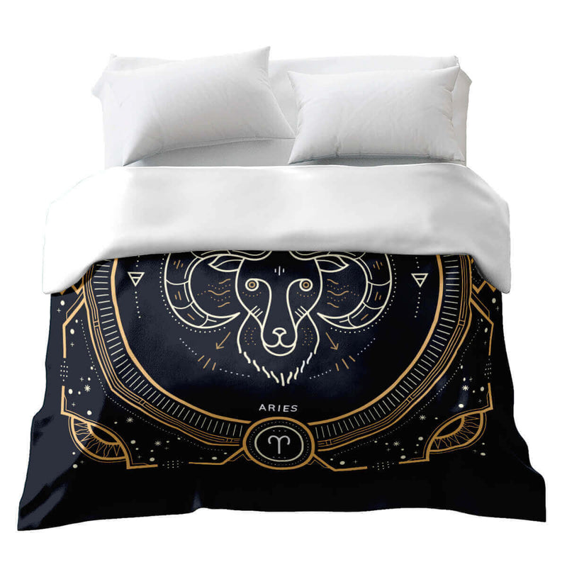 Manta terapéutica original - Funda de algodón Signo zodiacal Aries