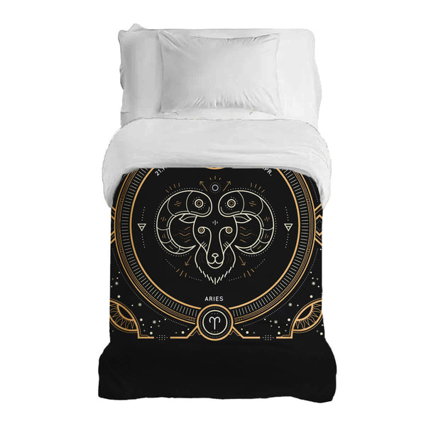 Manta terapéutica original - Funda de algodón Signo zodiacal Aries