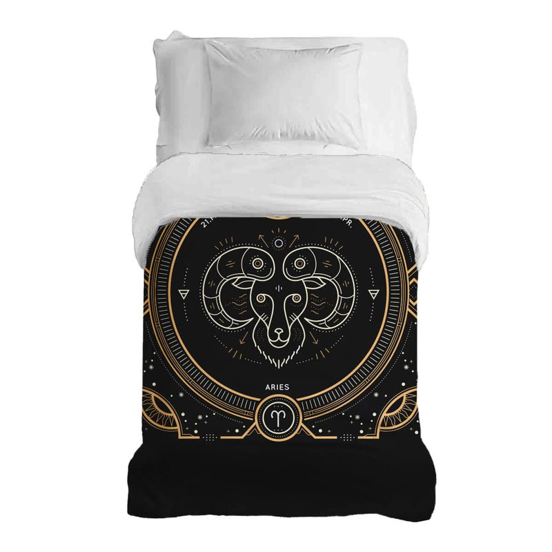 Manta terapéutica original - Funda de algodón Signo zodiacal Aries