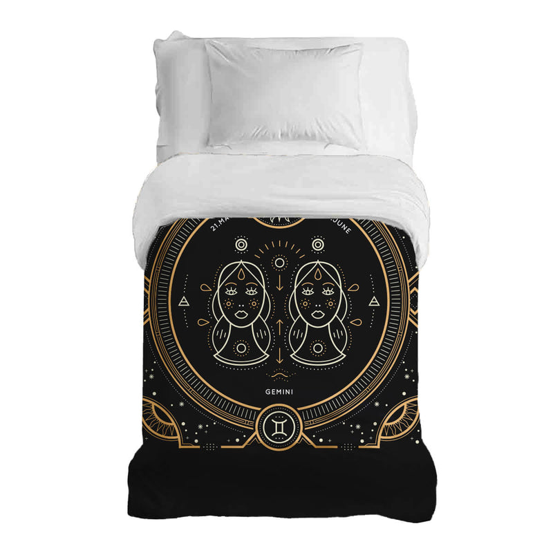 Manta terapéutica original - Funda de algodón Signo zodiacal Géminis