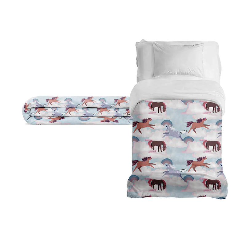 Manta terapéutica original - Manta de peso para caballos con funda de algodón para niños