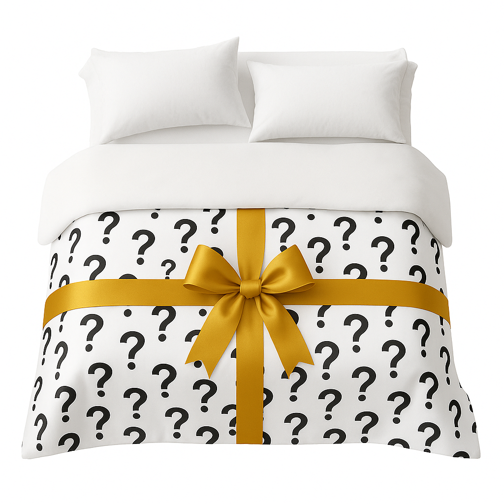 Manta terapéutica original - Funda de algodón en gris con estrellas