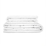 Manta terapéutica original - Manta con peso con funda para las 4 estaciones en verde abeto para adultos