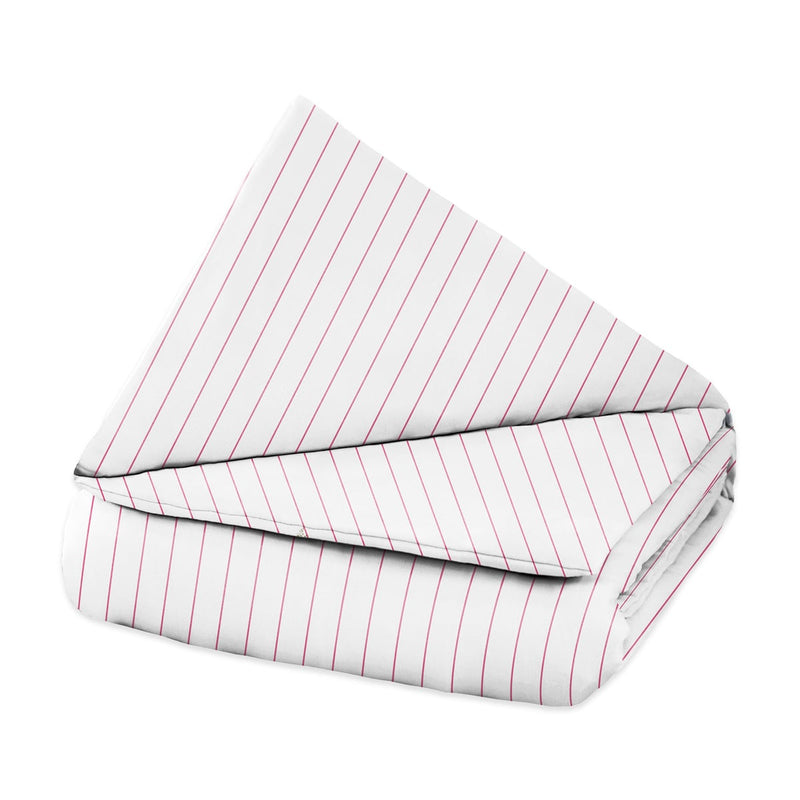 Manta terapéutica original - Funda de algodón en blanco y rojo con ramas
