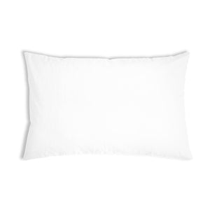 Almohada de salud con funda de algodón en blanco