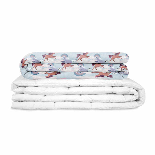 Manta terapéutica original - Manta de peso para caballos con funda de algodón para niños