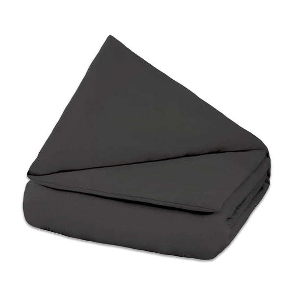 Manta terapéutica original - Funda de algodón en gris oscuro