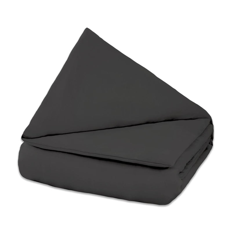 Manta terapéutica original - Funda de algodón en gris oscuro