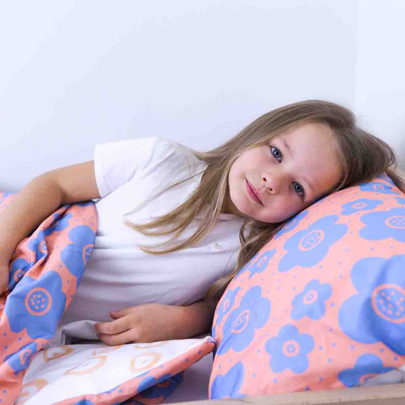 Manta terapéutica original - Manta de peso natural con funda de algodón para niños