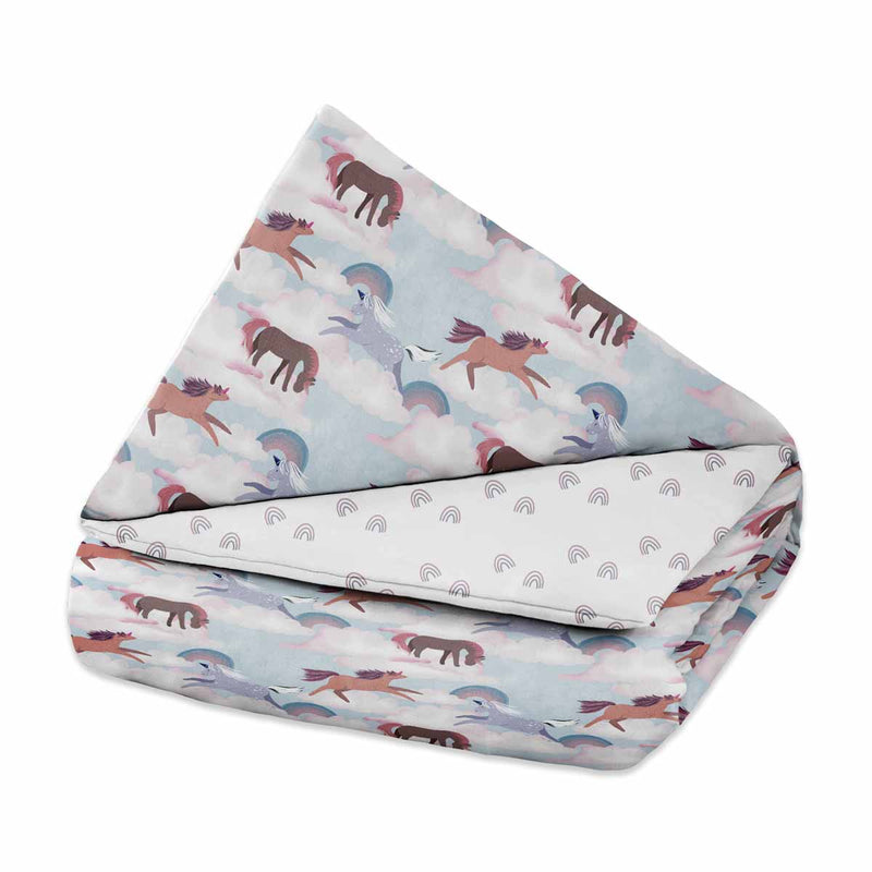 Manta terapéutica original - Manta de peso para caballos con funda de algodón para niños