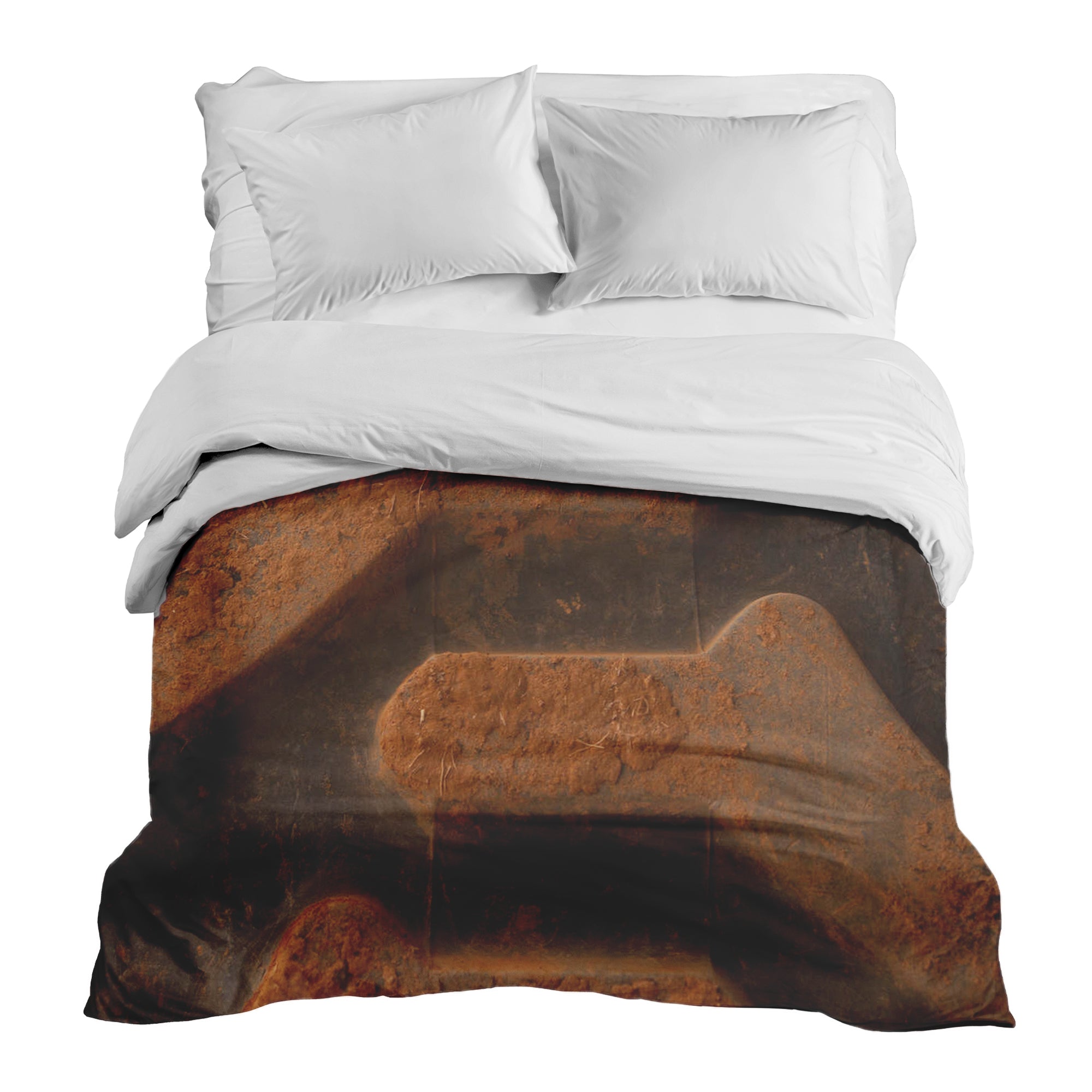 Manta terapéutica original - Funda de algodón Tierra marrón