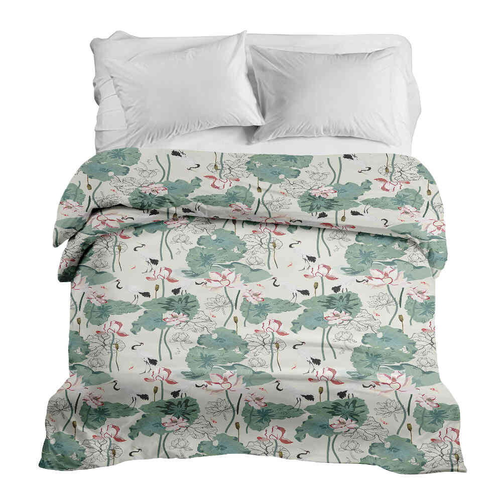 Manta terapéutica original - Funda de algodón Nenúfar