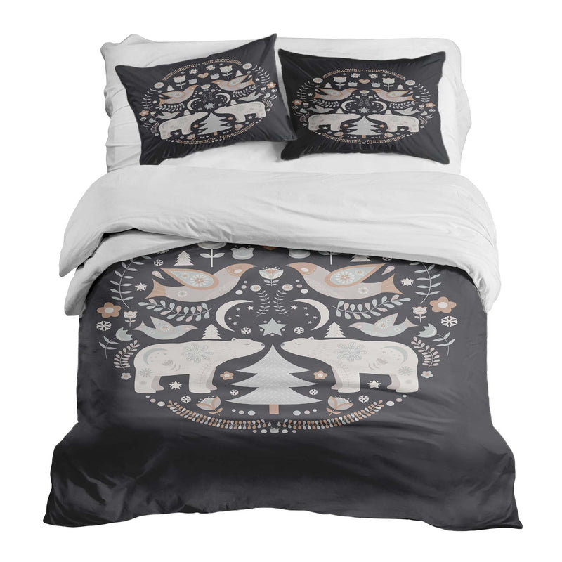 Juego de ropa de cama con manta terapéutica Navidad en Moscú