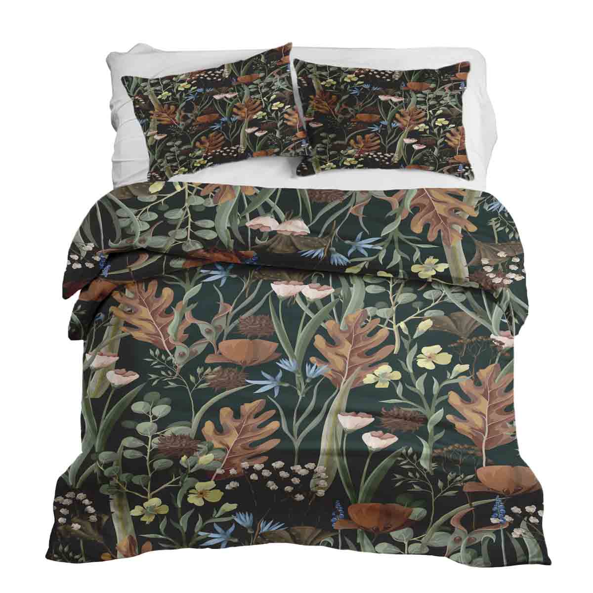 Set de ropa de cama con manta terapéutica Pradera de otoño