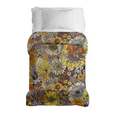 Manta terapéutica original - funda de algodón flores amarillas