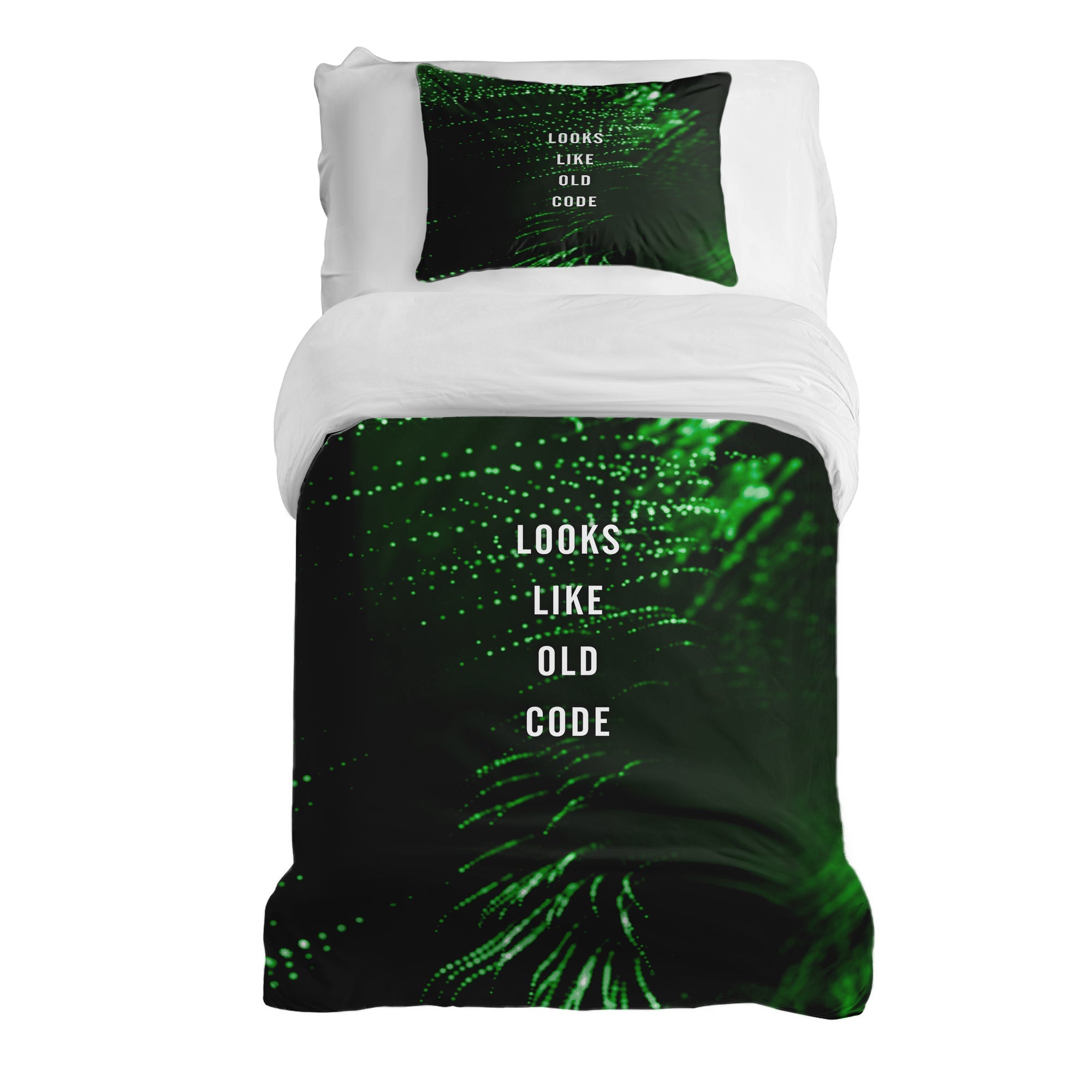 Original Therapiedecke - Juego de ropa de cama de algodón verde Looks Like
