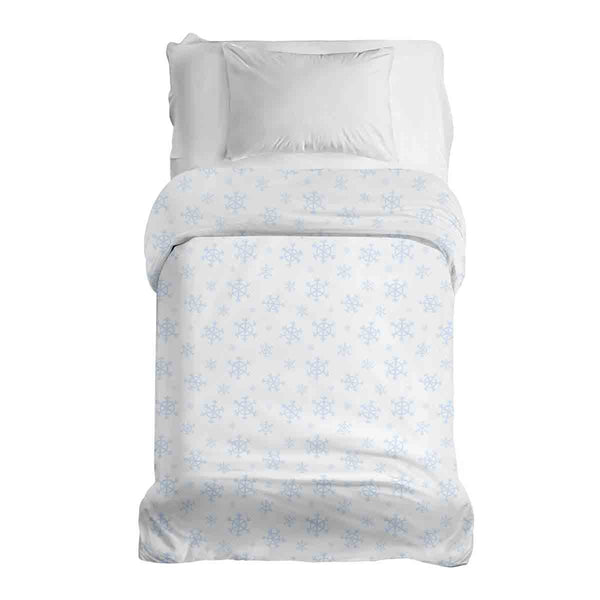 Manta terapéutica original - Funda de algodón copos de nieve