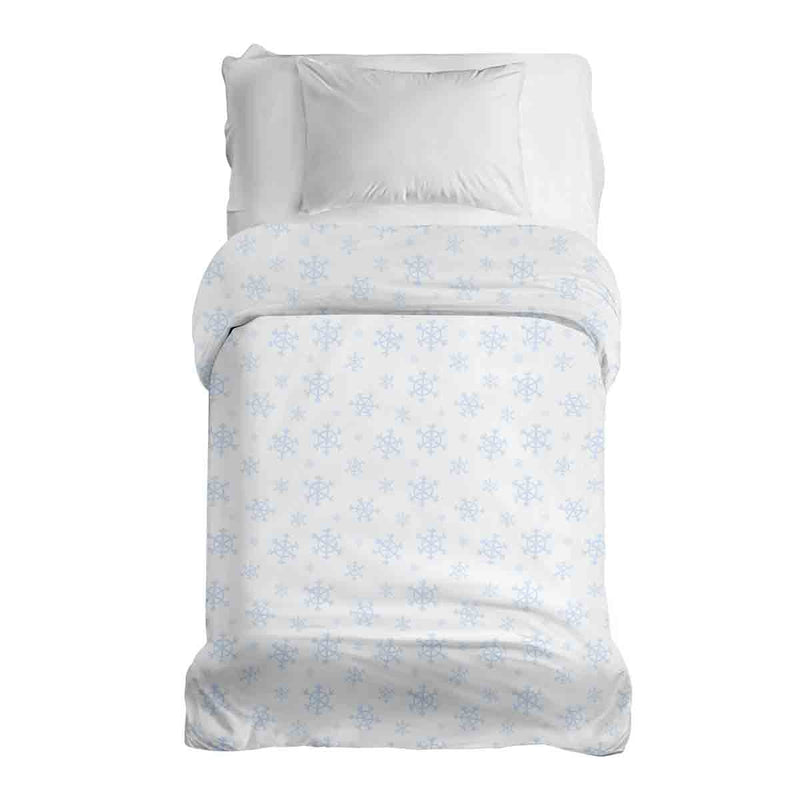 Manta terapéutica original - Funda de algodón copos de nieve