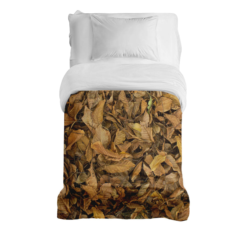 Manta terapéutica original - Funda de algodón hojas de árbol
