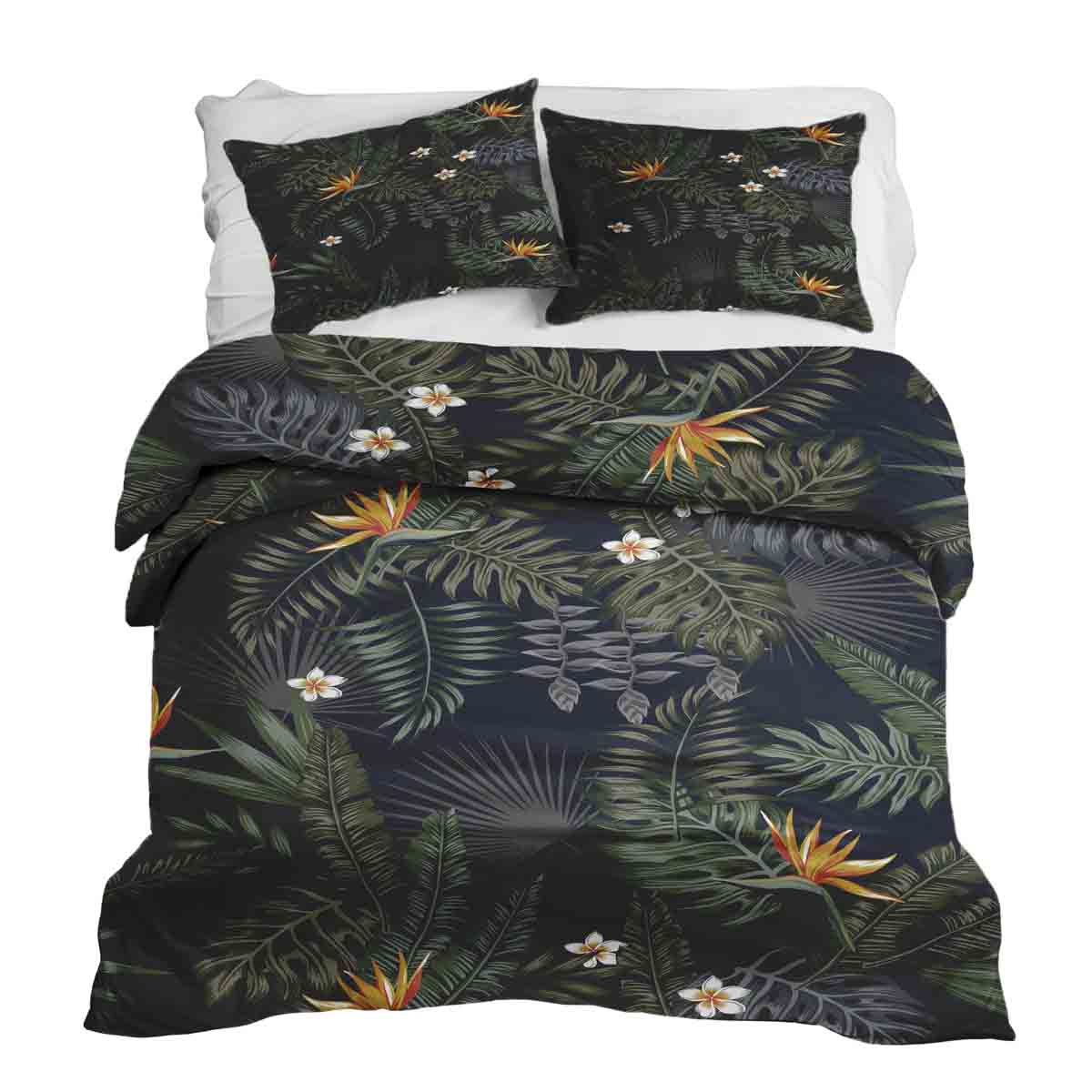Set de ropa de cama con manta terapéutica Selva tropical