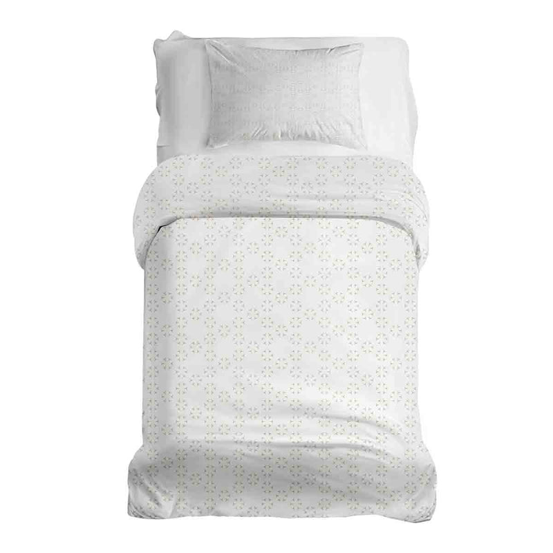 Set de ropa de cama con manta terapéutica y dientes de león abstractos