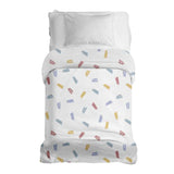 Manta terapéutica original - Funda de algodón con rayas de colores