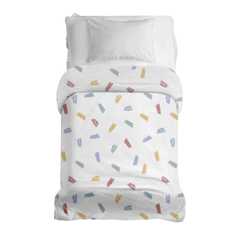 Manta terapéutica original - Funda de algodón con rayas de colores