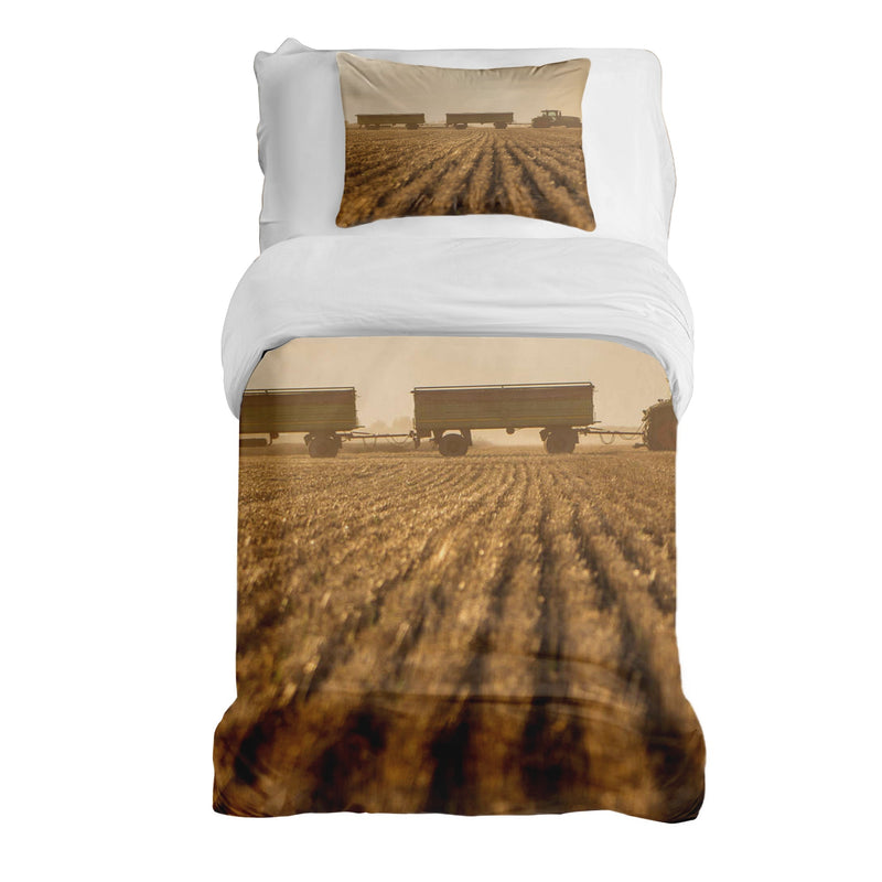 Set de ropa de cama con manta terapéutica marrón Acker