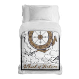Manta terapéutica original - Funda de algodón Rueda de la Fortuna